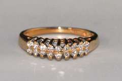 Sparkling Diamond Cocktail Ring in 14k