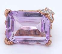 926 Sterling Silver Thailand Amethyst Ring