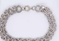 Vintage Sterling Silver Charm Bracelet