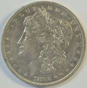 Real nice 1882-O/S Morgan Silver Dollar. Strong 'O' over 'S'