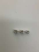 14K WHITE GOLD GRATUATED DIAMOND PENDANT