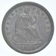 1850 Seated Liberty Half Dime