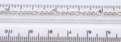 Vintage Italian Sterling Silver Figaro Chain Necklace