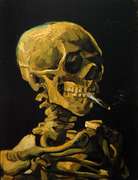 Vincent Van Gogh, Skull with a Burning Cigarette