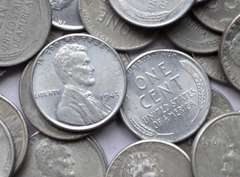 100 Nicer 1943 Steel Cents