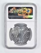 Error MS69 2021 Peace Silver Dollar High Relief ER Struck Thru NGC
