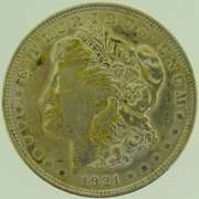 1921 Morgan Silver Dollar $1 US Coin