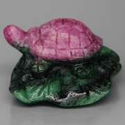 Giant! 92.61ct Ruby in Zoisite carving