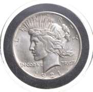 1921 Peace Silver Dollar