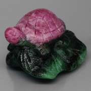 Giant! 92.61ct Ruby in Zoisite carving
