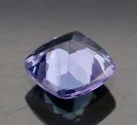 High fire 1.53ct cushion cut Tanzanite