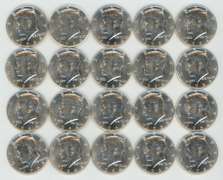 Blazing Choice BU roll of 20 silver 1964 Kennedy Half Dollars