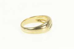 14K Yellow Gold 0.35 Ctw Diamond Classic Wedding Band Ring