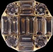 Classic 18kt Yellow Gold Diamond Studs