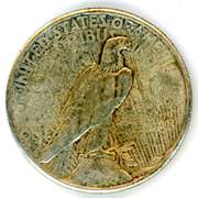 1927 Peace Silver Dollar
