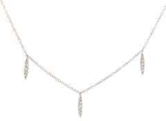 New Gabriel & Co Diamond Station Necklace
