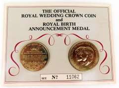Royal Wedding Coin & Royal Birth Commemorative Medal