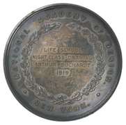Suydam Medal Academy Design Life School Struck 1870 Cast 1919 Silver