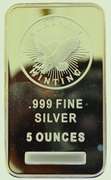 Sunshine Minting 5 oz .999 Silver Bar