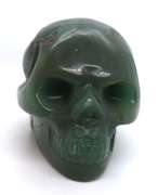Handcrafted Green Jade Skull