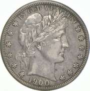 1900-S Barber Half Dollar