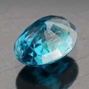 Glittering 2.07ct diamond luster London blue Zircon