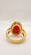 22kt Gold Plated Gemstone Cocktail Ring