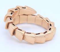 Fabulous 18kt Rose Gold Coiled Snake Ring