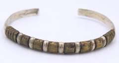 Group Lot of 3 Vintage Sterling Silver Cuff Bangles