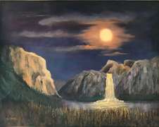 Moonfall at Yosemite Original Art by Bill McCauley