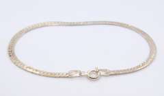 Group Lot of 2 Italian Vintage Sterling Silver Bracelets