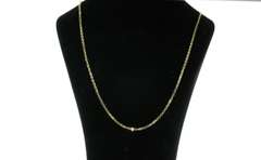 Italian Yellow Gold 14kt Circle Link Chain