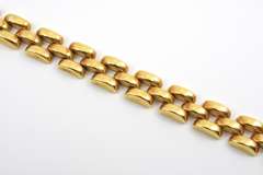 Popular Italian Made Panther Link Necklace