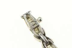 14K White Gold 1.25 Ctw Baguette Diamond Classic Tennis Bracelet