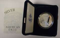 2002-W Proof American Silver Eagle OGP