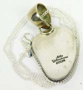 Artie Yellowhorse Navajo Sterling Pendant & Chain