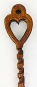 Signed Vintage Irish Wedding Love Spoon