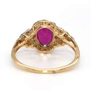 Dazzling Ruby and Diamond 14kt Ring
