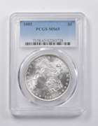 MS65 1885 Morgan Silver Dollar PCGS