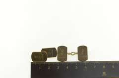 14K Yellow Gold Victorian Scottish Armstrong Clan Crest Cuff Links