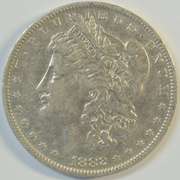 Real nice 1882-O/S Morgan Silver Dollar. Strong 'O' over 'S'