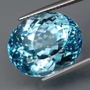 Substantial 22.05ct VS top Swiss blue Topaz