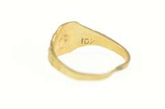 10K Yellow Gold Victorian Sim. Sapphire Blossom Baby Child's Ring