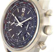 Breitling Transocean Chronograph Unitime, 46mm Steel W/Box