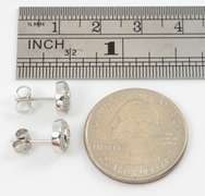 Pretty 14k WG Diamond Earrings