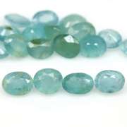 Stunning 6.64ct blue green Grandidierite set