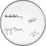The Beatles Autographed Facsimile Signed Drum Head