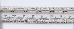 Group Lot of 2 Vintage 925 Sterling Silver Cubic Zirconia Bracelets