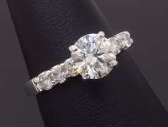 Classic 1.32CTW Diamond Engagement Ring