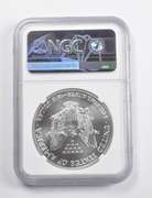 Mint Error MS69 1990 American Silver Eagle OBV Struck Thru NGC